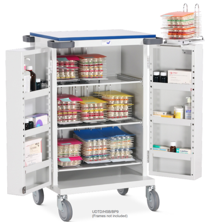 Bristol Maid Unit Dosage Trolleys - Blister Pack Compatible (MDS)