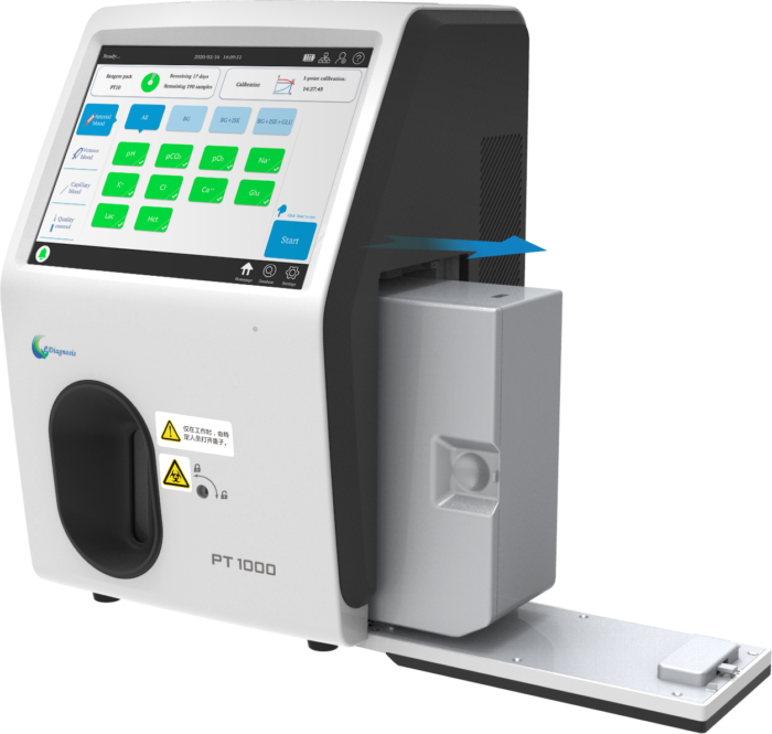 EDIAGNOSIS PT1000 Automated Blood Gas Analyzer (ABG)